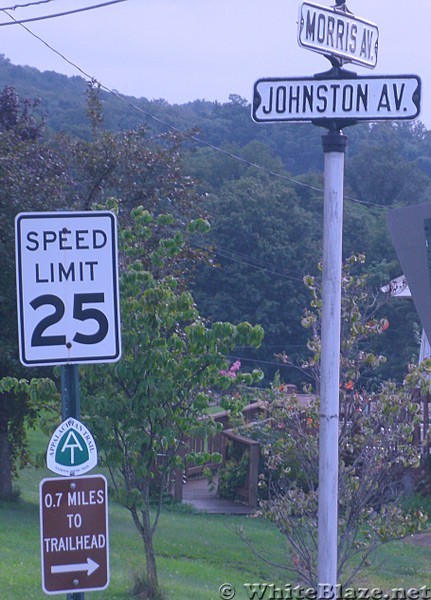 Parking at Cross Avenue in Pearisburg