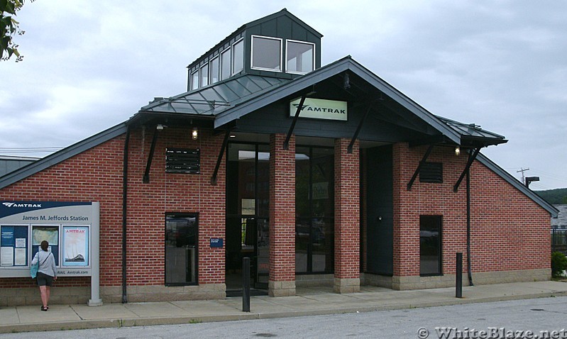 Arriving at Rutland Amtrak Station