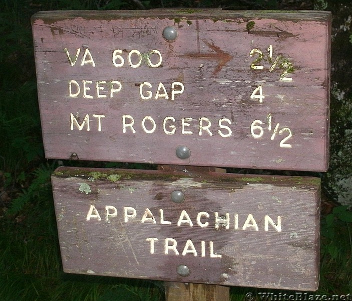 Trail near Whitetop Mtn Rd