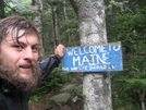 Maine Border by Caveman of Ohio in Trail & Blazes in Maine