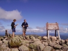 5-String and Wingpants Playing Music on Mt. Katahdin