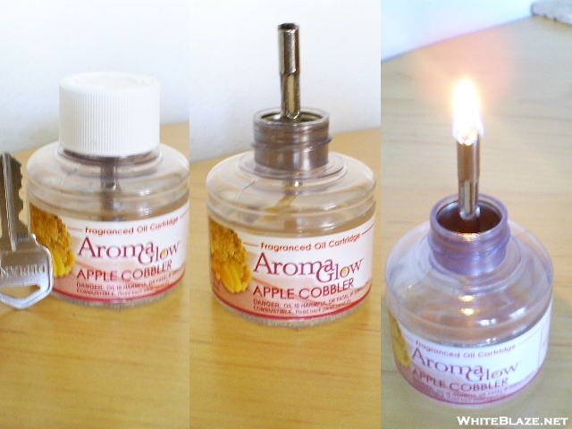 oil cartridge lamp, refillable