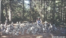 Rock Garden, about a mile before Greenwald Shelter in VT by Hammock Hanger in Views in Vermont