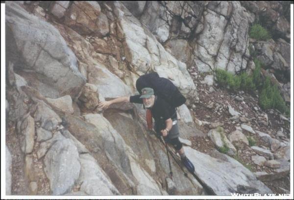 Climbing up Lehigh Gap