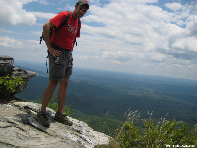 Myself on Mountains to Sea Trail, The Chimneys