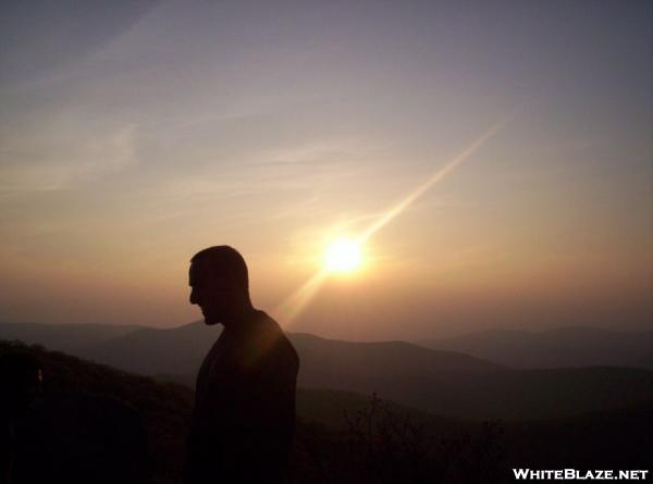 Sunset on top of the Priest