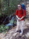 Hiking With My Son On Shinning Rock Creek by Summit in Views in North Carolina & Tennessee