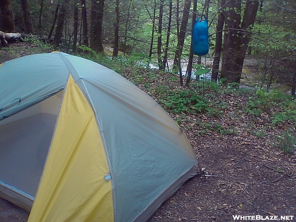 Camping Within Feet Of Laurel Fork Falls