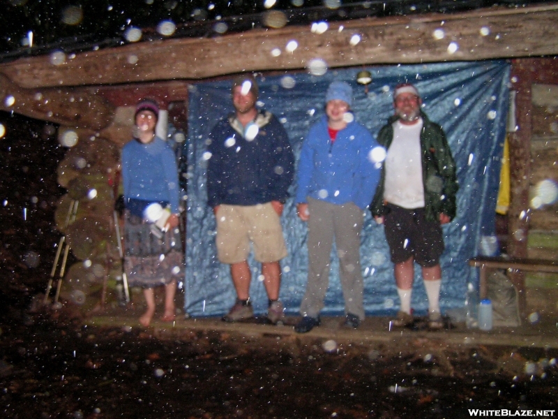 Rock Gap Shelter In The Rain