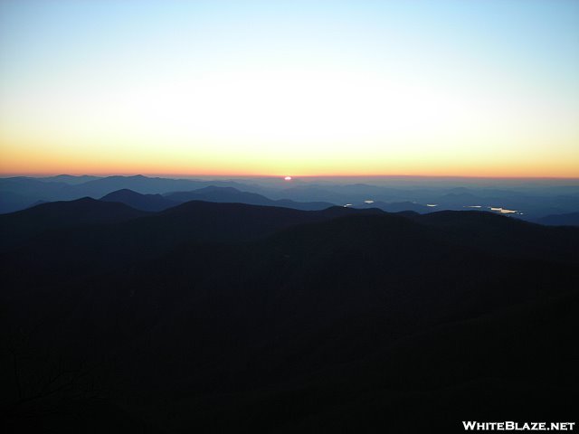 Sun Setting From Standing Indian