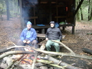 Tinker And Chenango At Hemlocks Shelter by river1 in Section Hikers