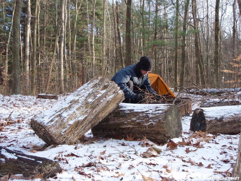 Starting Fire In Snow