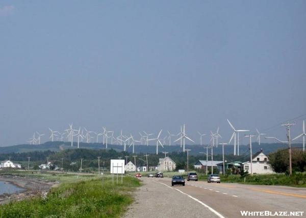 Windmills in Quebec, Canada