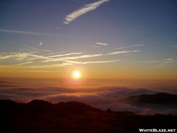 Sunrise over Wilburn Ridge