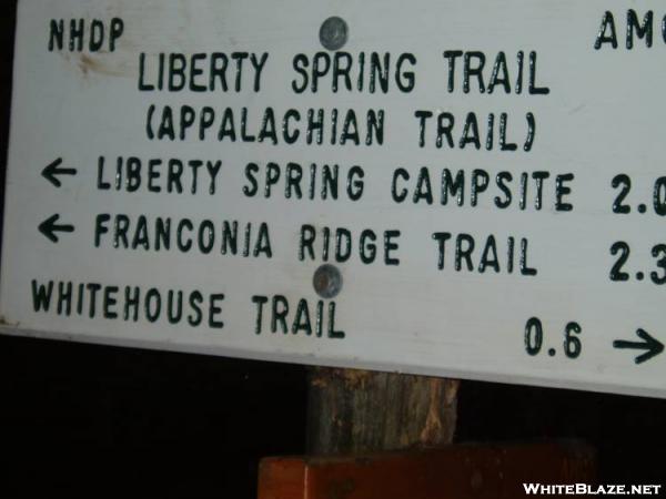 SIgn to Liberty Springs