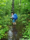 Hammock Hanger on the Appalachian River Trail