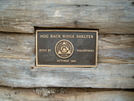 Shelter Plaque by HikerMan36 in North Carolina & Tennessee Shelters