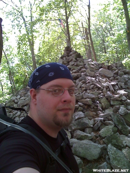 Me, At The Rockpile Just Before The Pinnacle 8-23-08