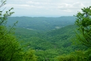 View South Of Iron Mountain Gap by SmokyMtn Hiker in Views in North Carolina & Tennessee