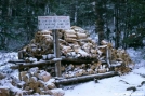 Winter sign just below Carter Notch