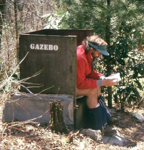 Outhouse at Jerry Cabin shelter