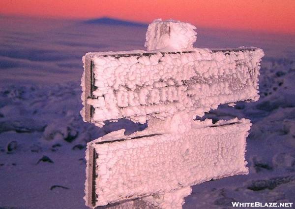 Gulfside sign on Mount Washington