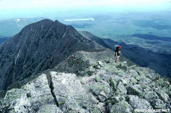 Knife Edge just beyond Baxter Peak