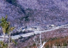 Long shot of Pinkham Notch from Wildcat "E" by The Old Fhart in Pinkham Notch Camp