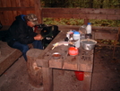 Chuck At Bromley Shelter by Chenango in Vermont Shelters