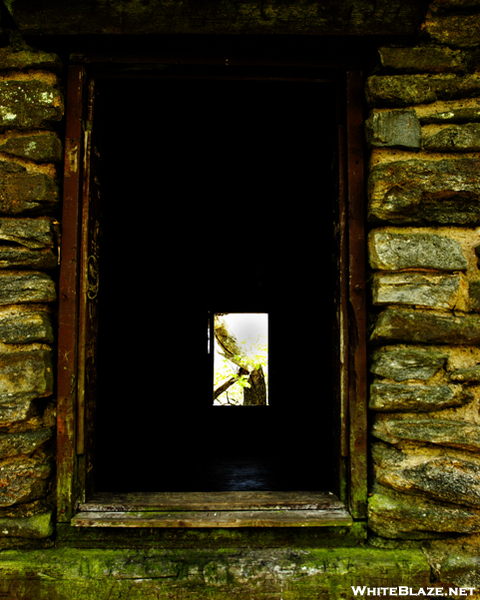 Blood Mountain Shelter - window