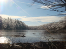 Ice Covered Trees And Pond by Aesculus in New Jersey & New York Trail Towns