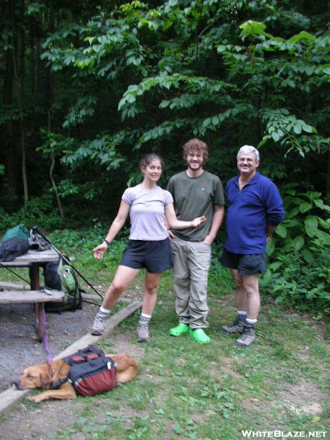 Section Hikers and Thru-hikers at Dahlgren