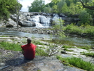 Faces On The Trail In Ct- Medicneman At Great Falls by MedicineMan in Section Hikers