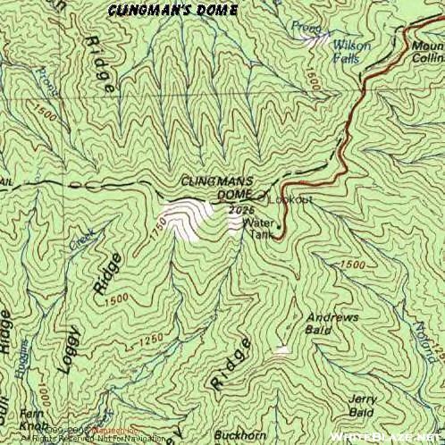 Clingmans' Dome Maps