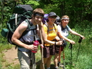 at Silers bald by Bear Cables in Section Hikers