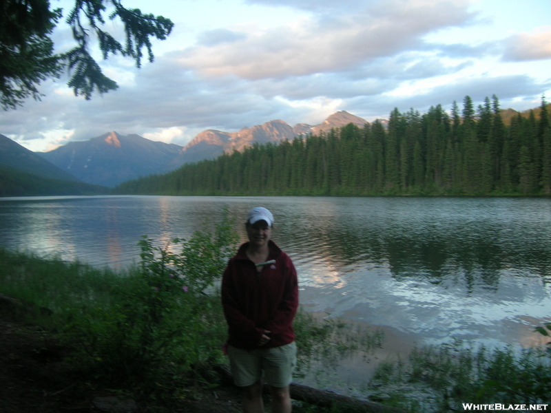 Glacier National Park-logging Lake Back Pack