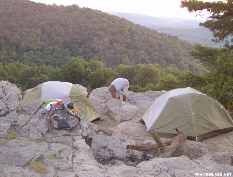 Tenting On Crescent Rock