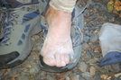 Karl's Foot by Hoop Time in Thru - Hikers