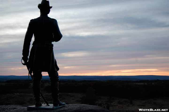 Gathering Night Hike Of Gettysburg Battlefield