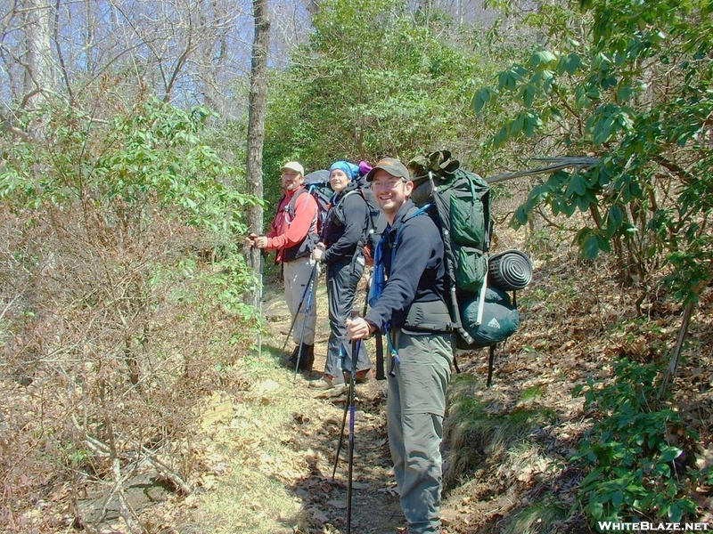 Hikers On Tray Mountain