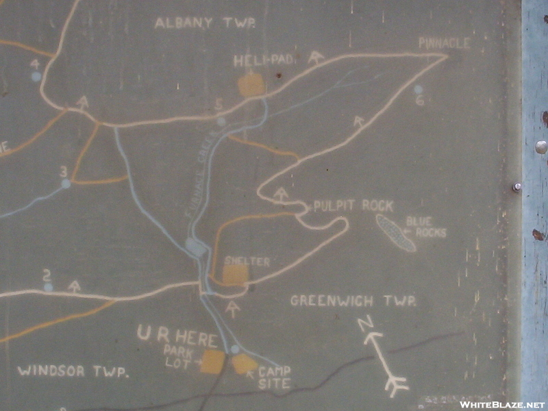 Map At Hamburg Reservoir