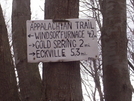 Distance Marker Near The Pinnacle