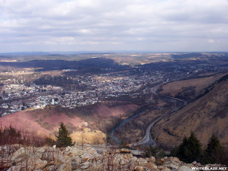 View Of Palmerton, Pa From North Trail