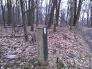 Sgl Marker Complete With White Blaze by ~Ronin~ in Trail & Blazes in Maryland & Pennsylvania