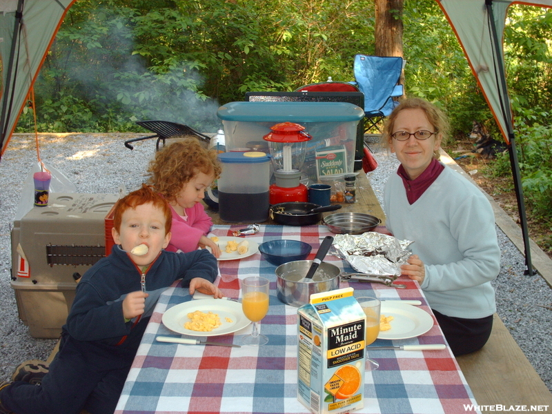 Camp Breakfast With The Crew