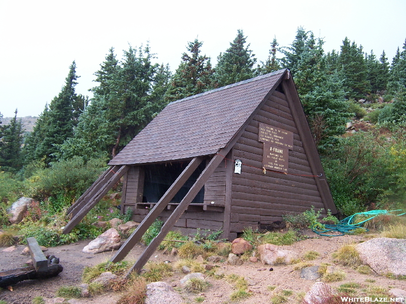 Barr's Trail A-frame @ 12,000ft