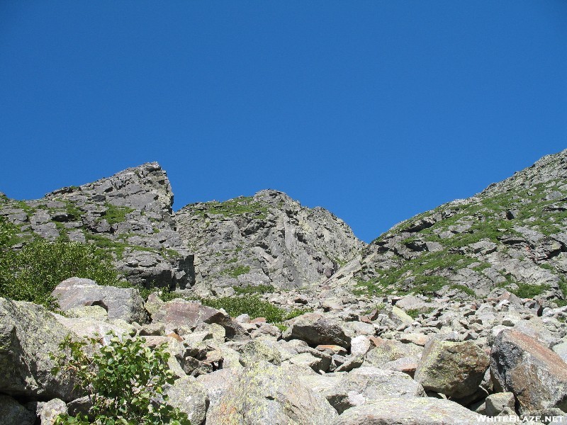 Large Crags On Huntington Ravine Trail On Mt. Washinton, Nh