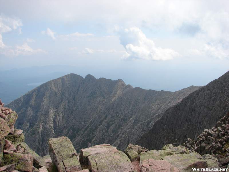 Looking Off At Knifes Edge From The Top Of Mt. Katahdin