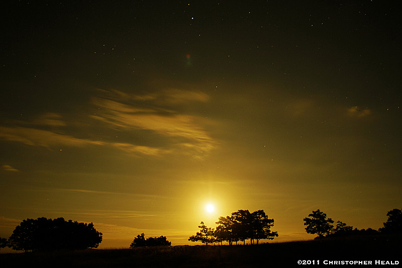 Moon Rise on the Appalachian Trail