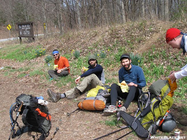 Trail Magic At Unicoi Gap